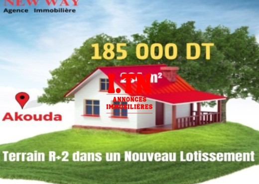 Terrain à Akouda