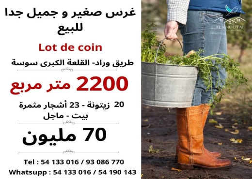 A Vendre Terrain Agricole