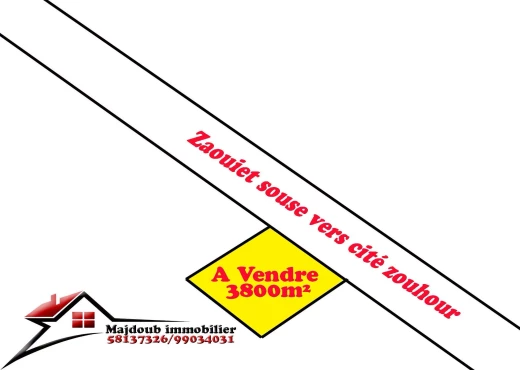 terrain à À Vendre à SOUSSE - Occasion d'investissement !!