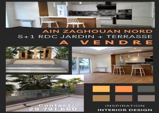 ain Zaghouan nord  Grand S+1