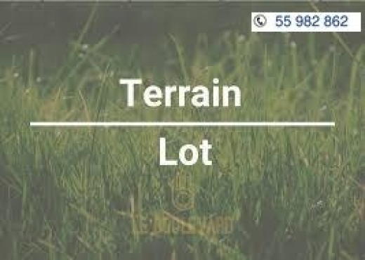 Terrain 310m² à Nabeul