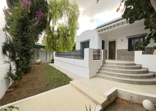 Villa S+3 meublée à louer aux Jasm