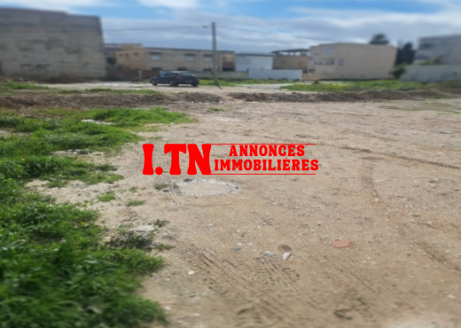 terrain 1205m2 à el ghazela