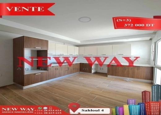 (S+3) Directe Promoteur à Sahloul 4