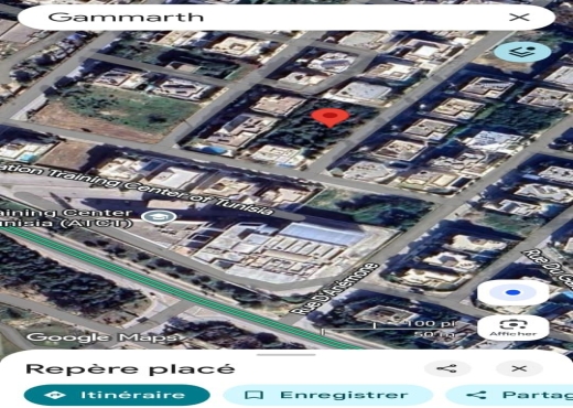 À Vendre 2  terrains à Gammarth