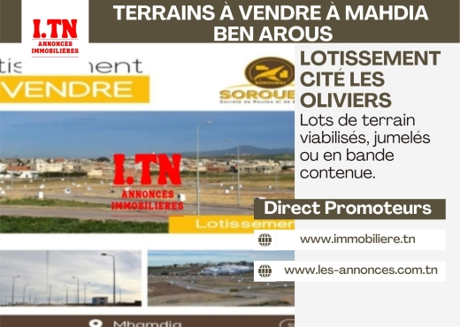 A Vendre Terrain Commercial Mhamdi