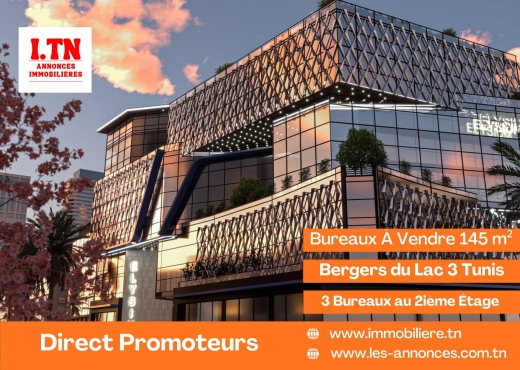 A Vendre Bureaux 2ieme Etage  LAC3