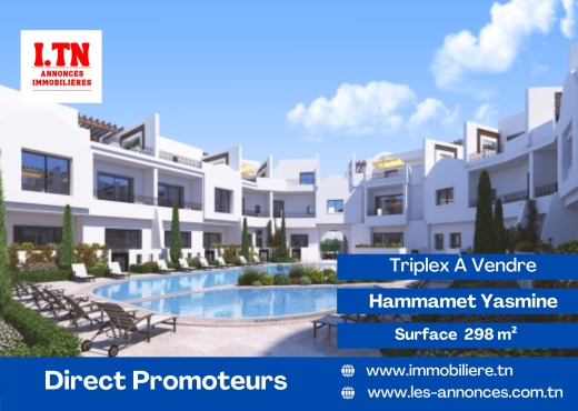A Vendre Villa S3 Yasmine Hammamet