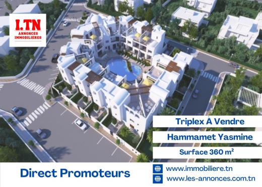 A Vendre Villa S4 Yasmine Hammamet