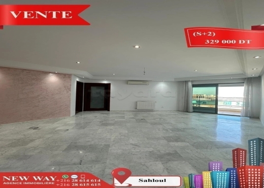 (S+2) à Sahloul avec Place de Parking