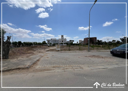 un terrain viabilisé à raoued