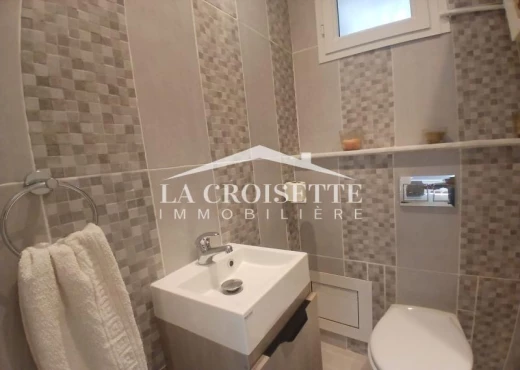rez de chaussée À Louer à TUNIS - s3 meublé à La Marsa MRCL0302 - Immobiliere.tn - Photo 6