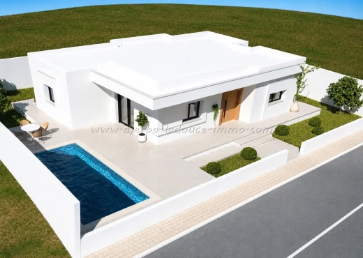 villa À Vendre à MEDENINE - Villa S+3 à vendre Route d’Erriadh - Immobiliere.tn - Photo 3