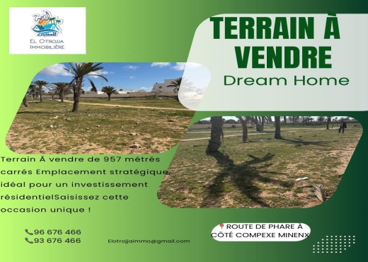 A Vendre Terrain Djerba