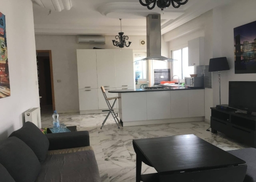 AL S+1 lux meublé la soukra 1350dt