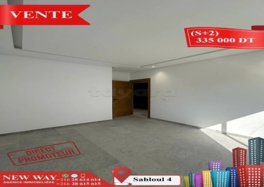 (S+2) Directe Promoteur à Sahloul 4