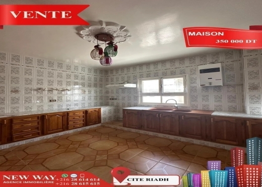 Maison indépendante (S+4) à Cité Riadh