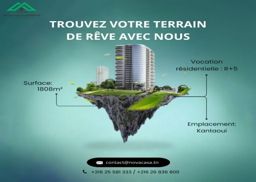 A vendre Terrain à  Kantaoui