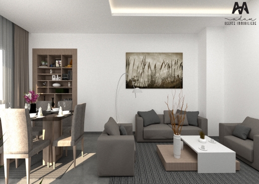 appartement S+1 de 66m² à Mrezga