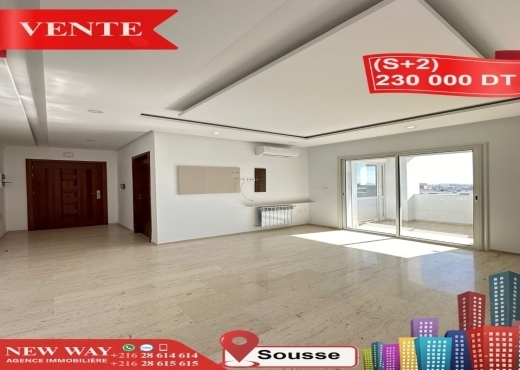 A Vendre Appart S+2 à Sousse