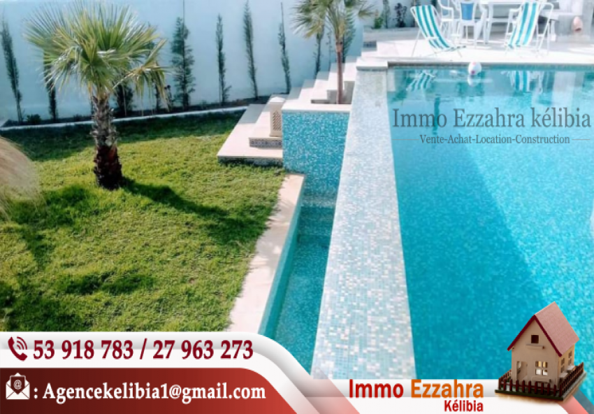 Une_villa_spacieuse et Haut Standing avec #une_piscine