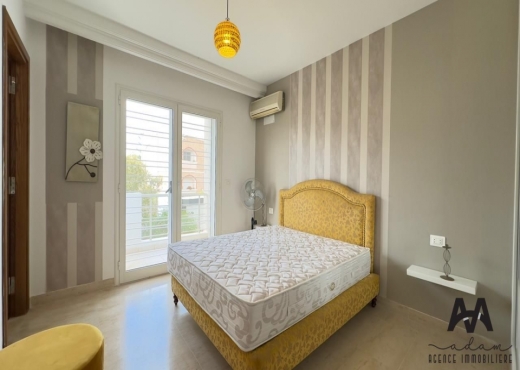 À louer Étage de Villa S+3 Meublé