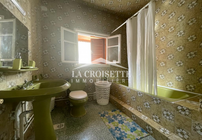 Rez-De-Chaussée De Villa Meublé S+3 à La Marsa ZRCL0266