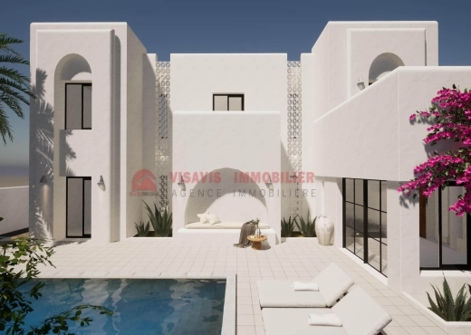 VILLA À DJERBA - TITRE BLEU - ZU