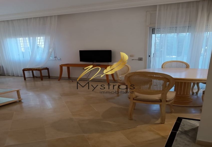 A louer un appartement s+2 meublé au cœur de la Marsa
