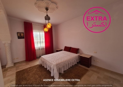 LOCATION ANNUELLE ETAGE VILLA LIDO DAR CHABENE