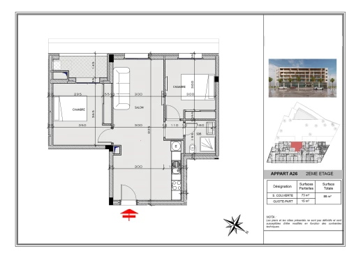 Appartement À Vendre à MAHDIA - Appartement S+2 Haut Standing - Immobiliere.tn