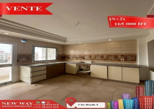 (S+2) à Cité Riadh 5