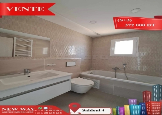 (S+3) Directe Promoteur à Sahloul 4