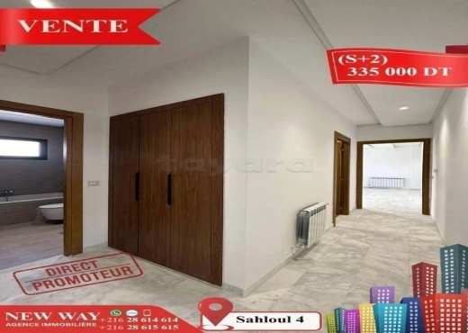 (S+2) Directe Promoteur à Sahloul 4