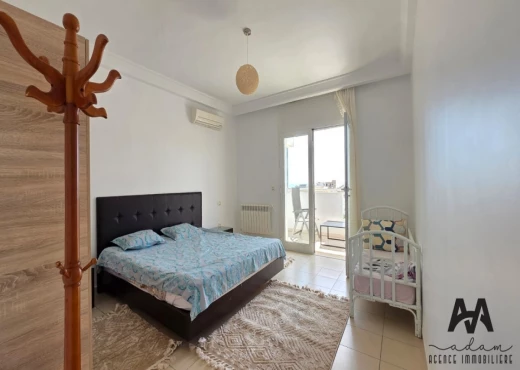 Appartement À Louer à NABEUL - Appartement S+3 Meublé à Mrezga - Immobiliere.tn - Photo 2