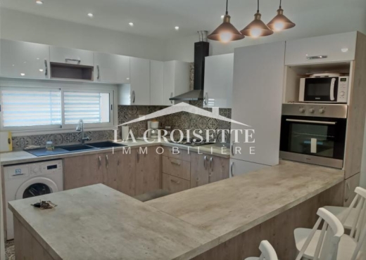 rez de chaussée À Louer à TUNIS - s2 meublé à La Marsa MAL2961 - Immobiliere.tn - Photo 3