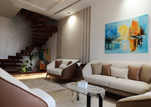 une maison meublée style américain