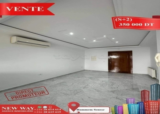 (S+2) Direct Promoteur à Hammam Sousse