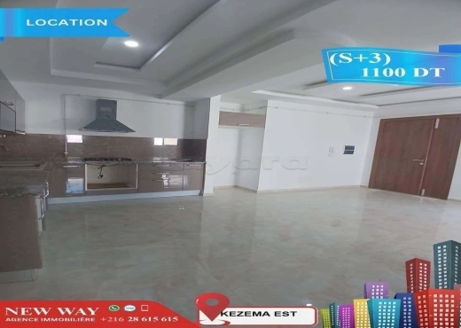 (S+3) Jamais Habité à Khezema EST avec Place de Pa