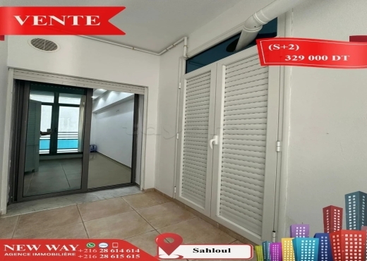 (S+2) à Sahloul avec Place de Parking
