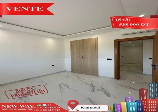 (S+3) à Kantaoui Direct Promoteur, Prés de la Mer