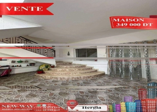 Maison à Hergla, Proche de toutes Commodités