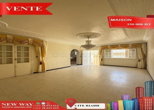 Maison indépendante (S+4) à Cité Riadh