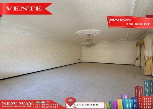 Maison indépendante (S+4) à Cité Riadh
