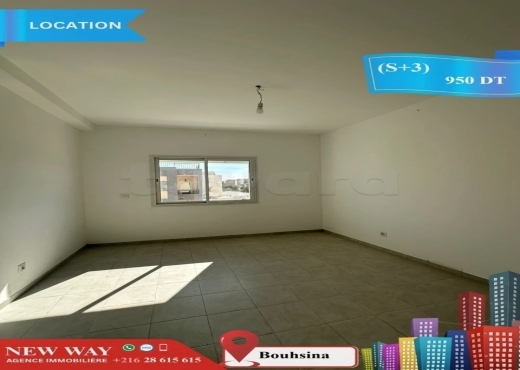 (S+3) à Bouhsina, avec Place de Parking