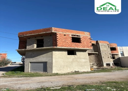 villa À Vendre à SOUSSE - Rez de jardin et 2 Duplex inachevée à M'saken - Immobiliere.tn - Photo 2
