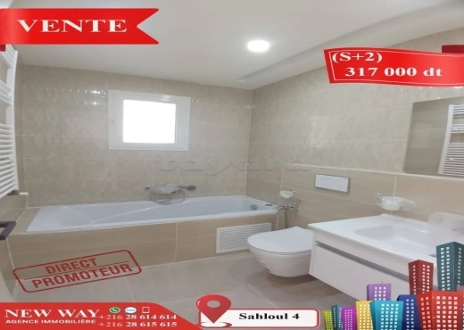 (S+2) Directe Promoteur à Sahloul 4