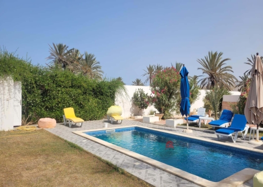 VILLA MEUBLÉE AVEC PISCINE-DJERBA