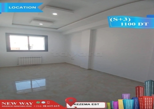 (S+3) Jamais Habité à Khezema EST