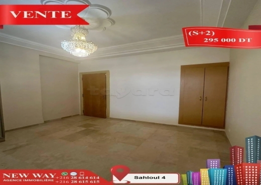 (S+2) à Sahloul 4, avec Place de Parking